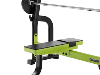 Sierra Olympic Flat Bench 3D model