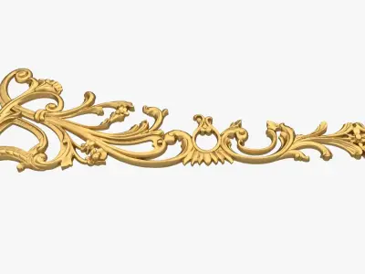Classic decor ornament 222 3D model