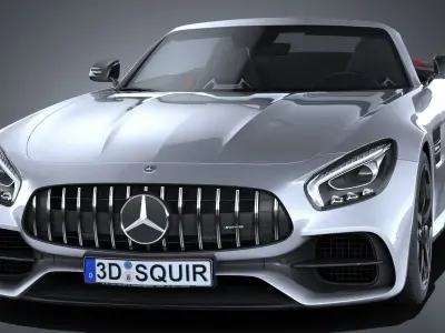 Mercedes AMG GT Roadster 2017 3D model