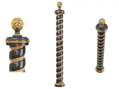 Classic baluster 05 3D model