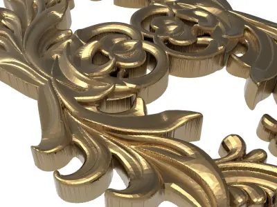  decorative pattern ready for 3D printing 3D model