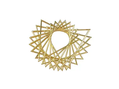 Abstract Shape v3 004 Low-poly 3D model