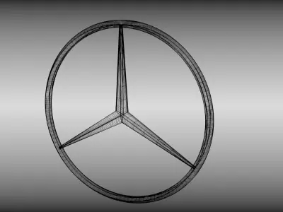 Mercedes logo 3D model