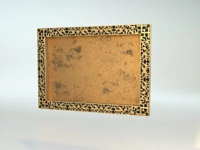 TV shelf 3D model 3D model vip 3D model