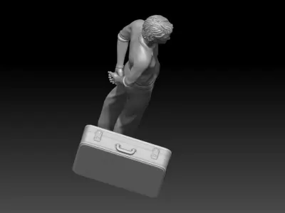 waiting for the trip boy 2 3D print model