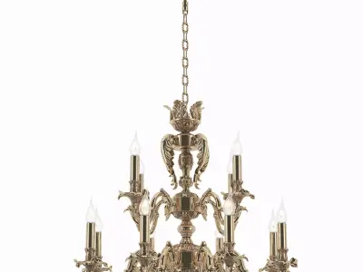 Chandelier Vivaro E 1 1 12 CG 3D model