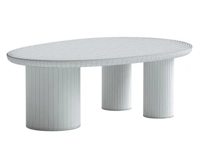 Jade Coffee Table 3D model