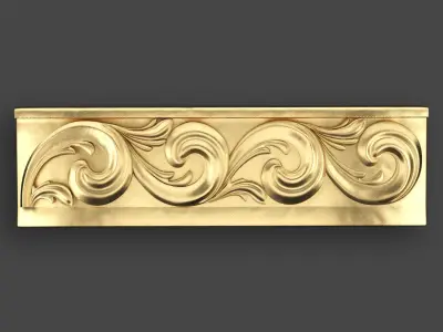 5 Borders Ornamental Pack 2 3D model