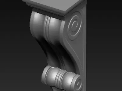 Corbel Decorative 3   3D model 3D model