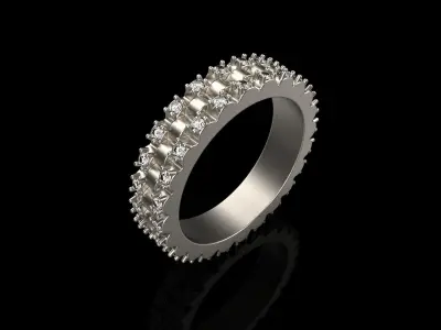 Rolex chain ring model 801 3D print model