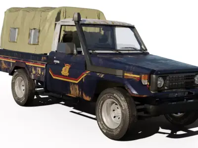Toyota Land Cruiser  3D model