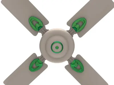 Ceiling Fan Low-poly 3D model