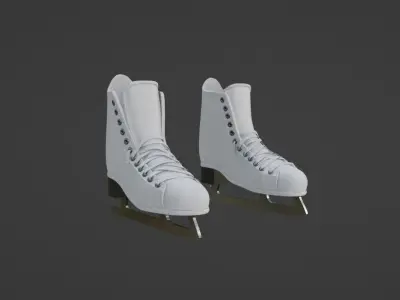 Current Ice Skate Low-poly 3D model purchase