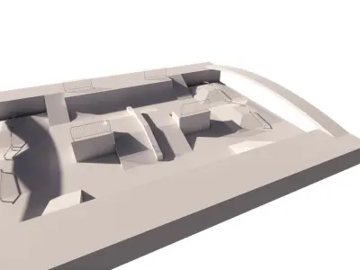 Skatepark-Skate Park PACK 3D model