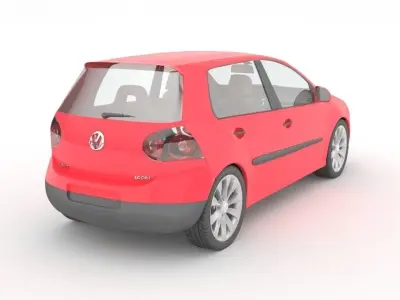 Volkswagen golf mk5 3D model