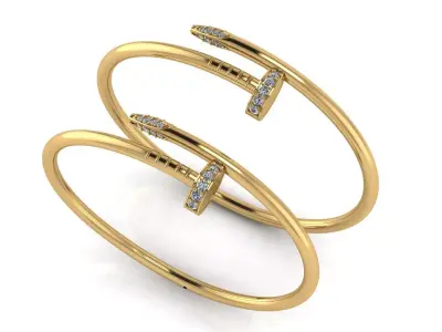 Woman Bangle 3D print model