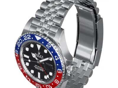 Rolex GMT-Master II pepsi 3D model