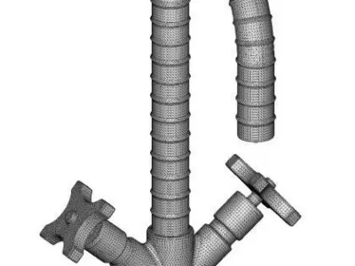 Elegant Wash Mixer Tap 3D print model