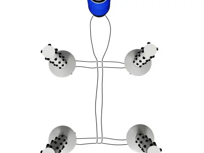 3D Aeroponics tower 3D model