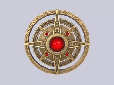 Pendant Low-poly 3D model purchase
