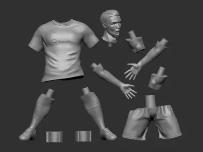  Ronaldo 3D Printable 4 3D print model