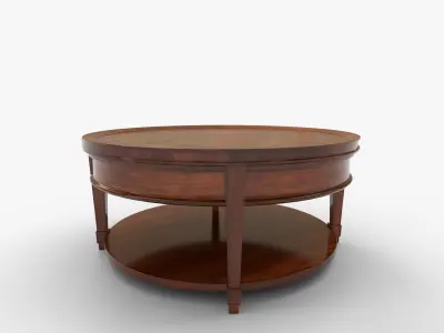 Hammary Sunset Valley Round Cocktail Table 3D model