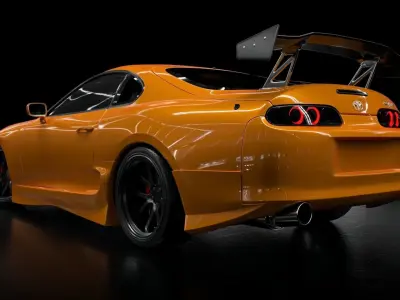 toyota supra mk4 tuning 3D model