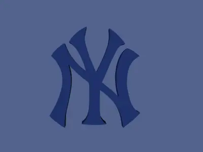 New York Yankees Logo 3D model