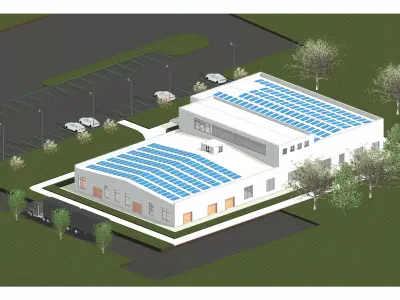 Industrial Architecture Office 3D model