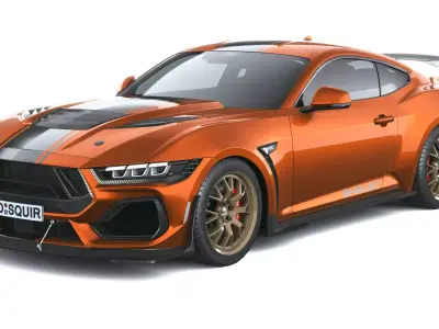 Shelby S650 Super Snake 2026 LowPoly Low-poly 3D model