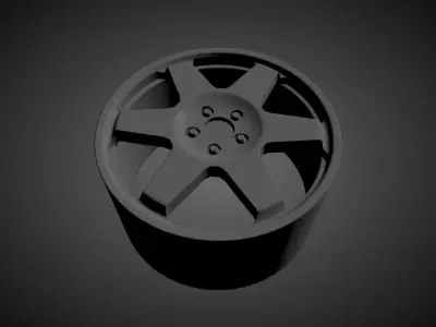 SPEEDLINE CORSE TYPE 2013C scalable and printable rims 3D print model