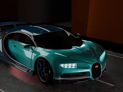 low poly scifis models 3D model