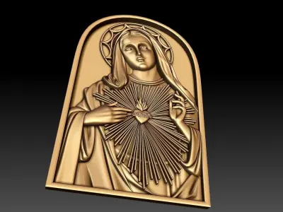 Immaculate Heart of Mary 3D model