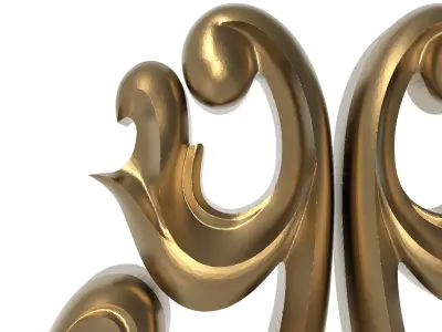  decorative pattern ready for 3D printing 3D model 26