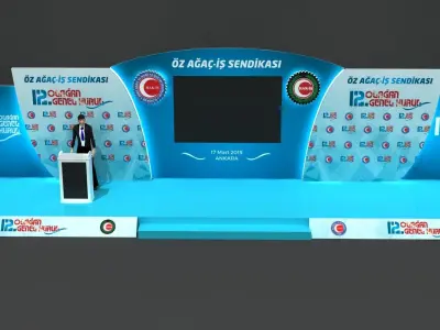 Session Stage Decor 089 3D model