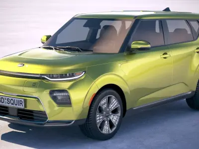 Kia Soul EV 2020 3D model