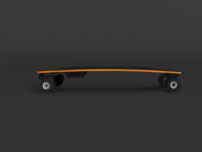 Electric Skateboard  3D model