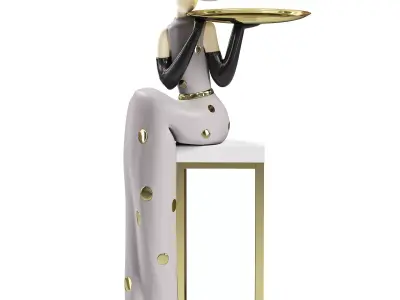 Scandinavian home decor 3D model