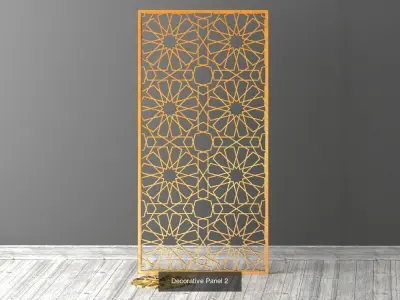 Decorative Panels Pack 1 3D Model Collection