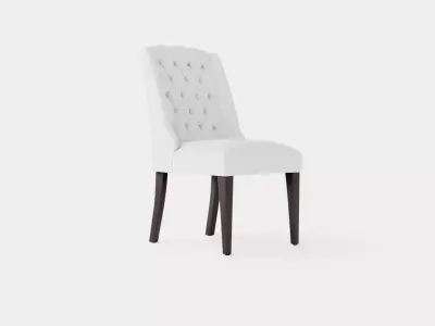 Venice dining chair off-white Low-poly 3D model