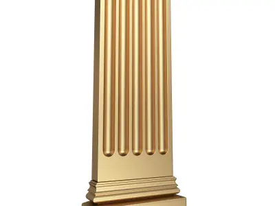 Column Capital 0703 Low-poly 3D model