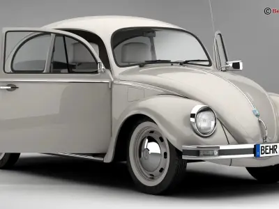 Volkswagen Beetle 2003 Ultima Edicion 3D model