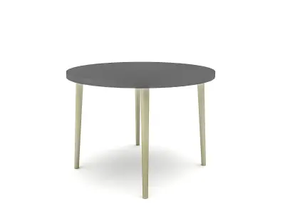 The modern office coffee table Low-poly 3D model