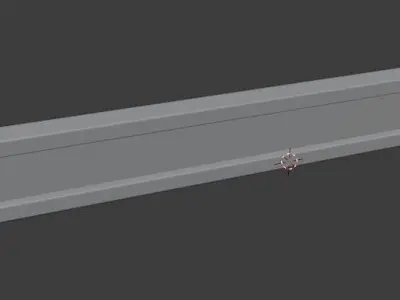 H20 formwork timber beam  Low-poly 3D model