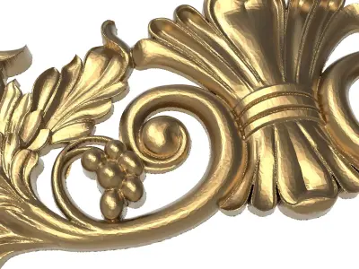 decorative pattern ready for 3D printing 3D model 42