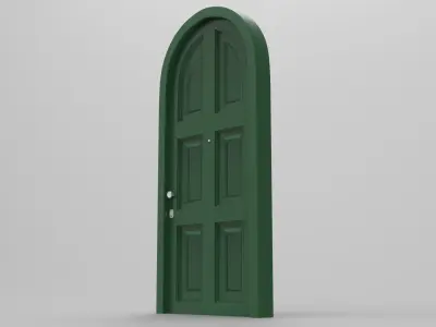 Elite Exterior Door Low-poly 3D model