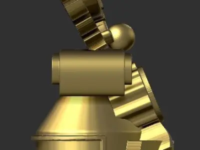trophy paddle 3D print model