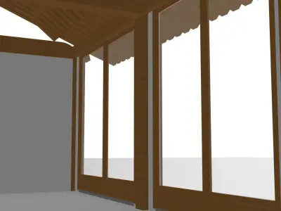 Hanok 3d chinese house 3D model