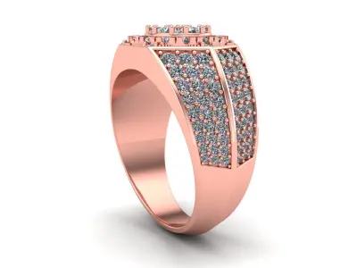 Diamond Ring - 230502 3D print model