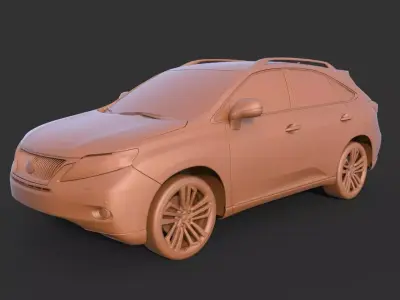 Lexus LX450 3D print model